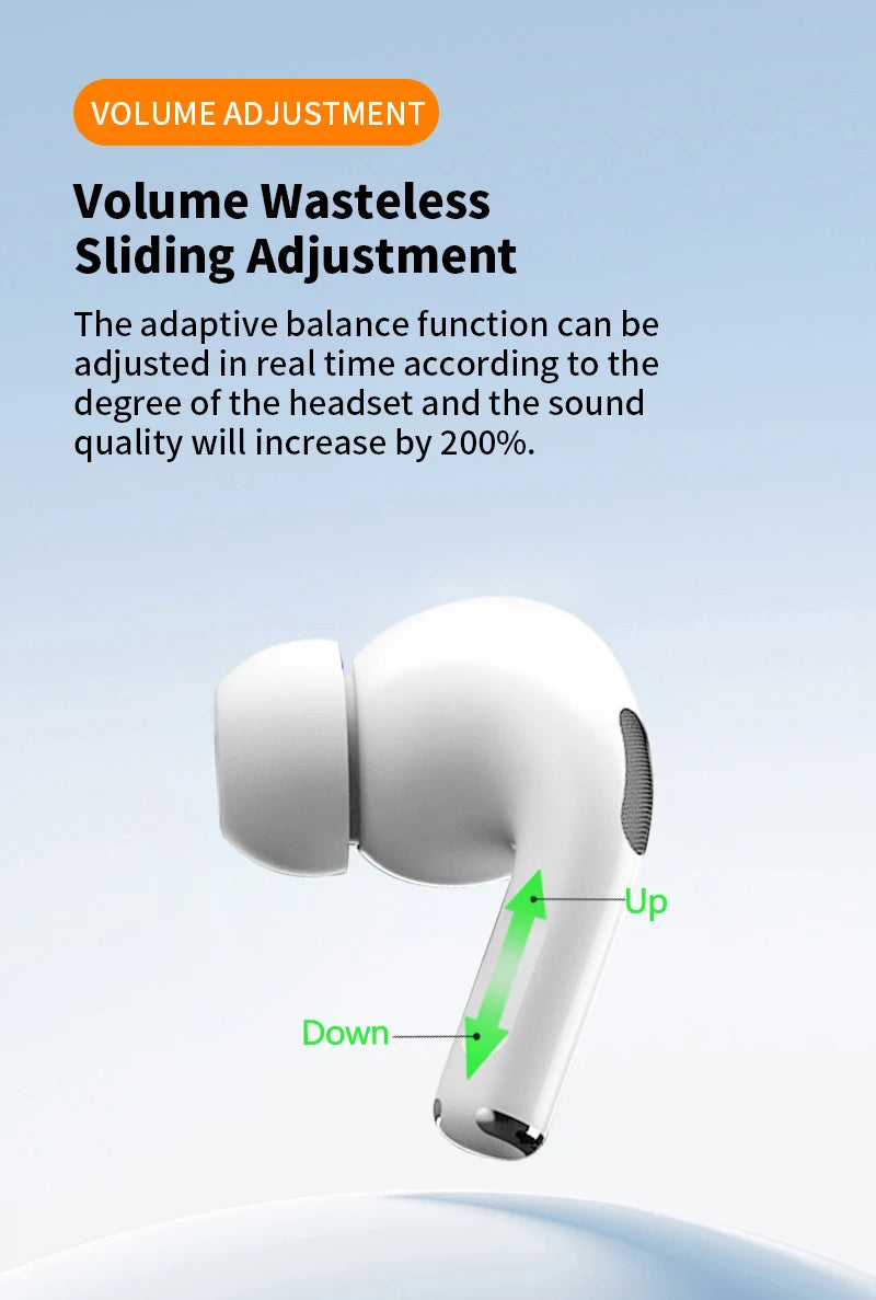 Air Pod Wireless Bluetooth Earphones Long Battery Life and High-Fidelity Stereo Sound Quality Music Earbuds for iPhone