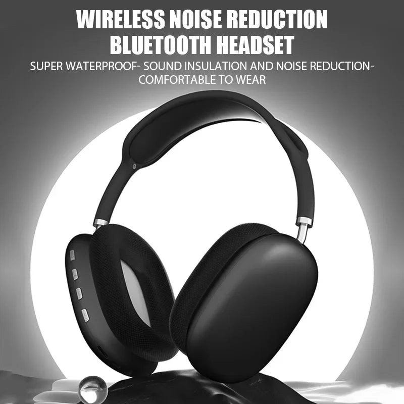Newest Headphone Wireless Bluetooth Headset With Mic Noise Cancelling Headsets Stereo Sound Earphone Sports Gaming Headphones