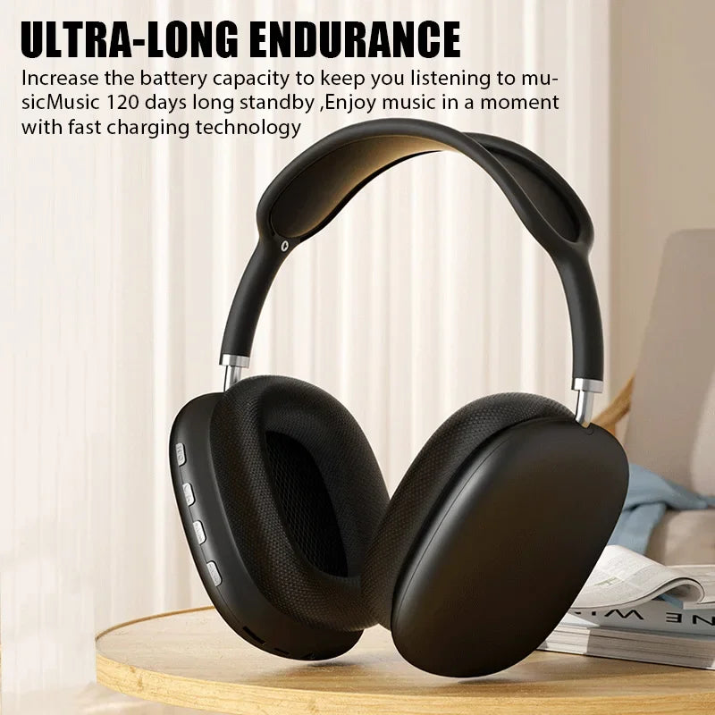 Newest Headphone Wireless Bluetooth Headset With Mic Noise Cancelling Headsets Stereo Sound Earphone Sports Gaming Headphones
